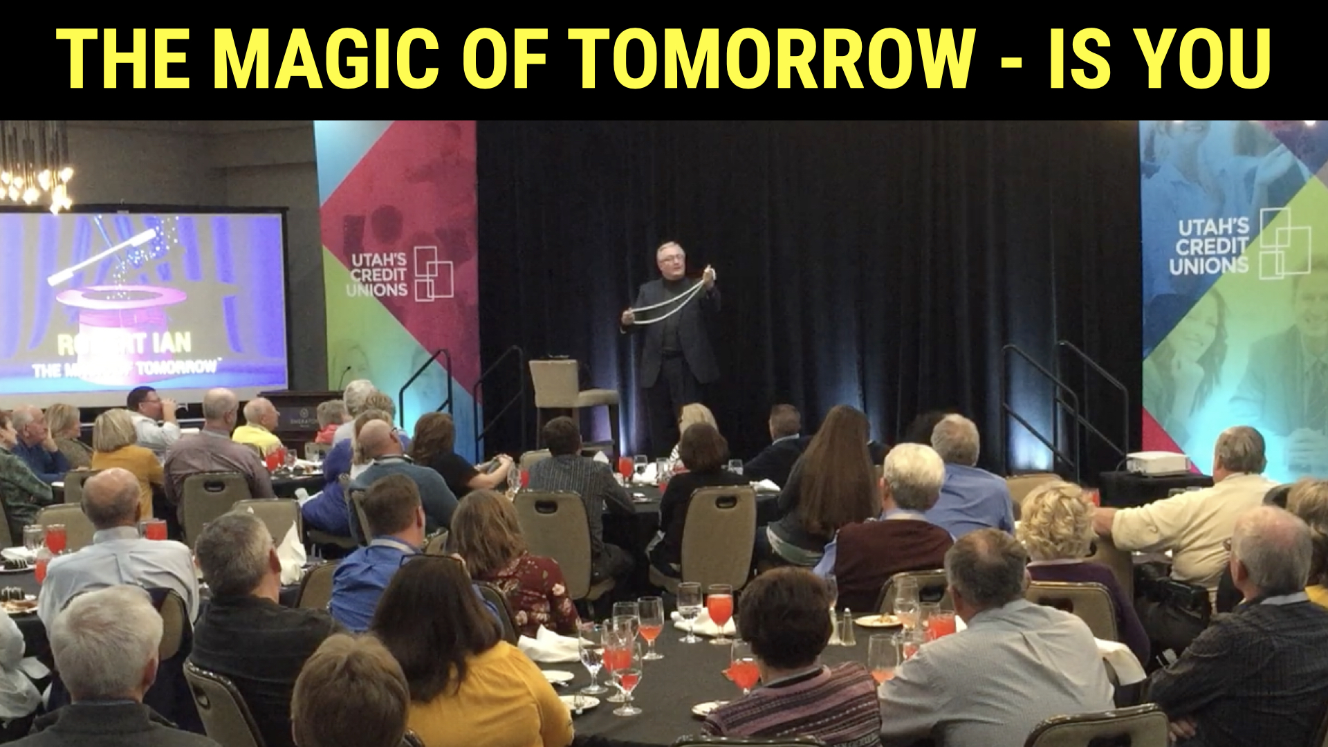 Magician & Motivational Speaker Robert Ian